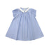 Parni K401 Blue Stripe Girl's Collar Dress